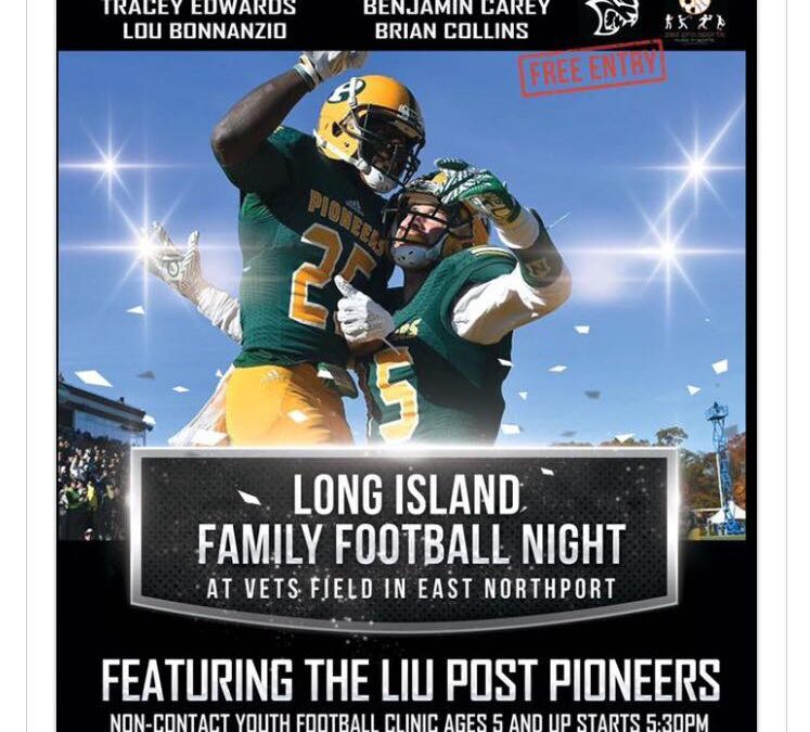 Long Island Family Football Night at VETS Field will Return soon!